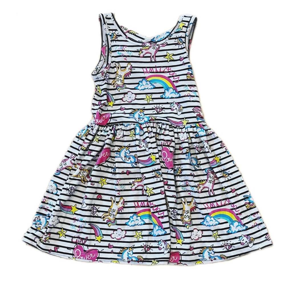 Nannette kids unicorn and rainbow 🌈 dress